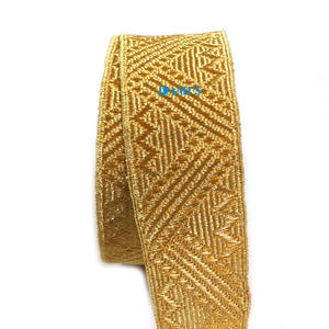 OEM encaje y trenza para la decoración de uniformes al por mayor de lujo francés encaje trenza recorte textil artesanía suministro a granel - Product Image 4