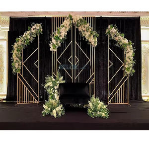 โครงเหล็กสำหรับงานเลี้ยงฉลองสมรสแบบคริสเตียน  แบบดั้งเดิม  สามารถปรับแต่งได้  น้ำหนักเบา  โครงโค้งแบบตั้งได้เอง สำหรับงานแต่งงานแบบอังกฤษ - Product Image 1