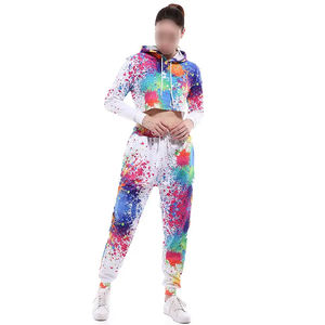 Fitness & Casual Wear Best Quality Product Sublimation Printed Latest Design Customized Made Women Wear <b>Tracksuit</b> - Product Image 3