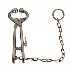 Microvision International High Quality Stainless Steel Bull Holders <b>Cow</b> Nose Tongs Goat Nose Clamp Veterinary Surgical Farm - Product Image 2