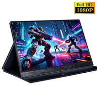 Monitor Portátil Individual de 15.6 Pulgadas, Económico, 1080P IPS USB-C/HDMI para Estudiantes, Jugadores, Extensión de Pantalla Diaria