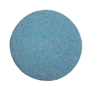 Manteles individuales con cuentas de bandera americana de alta calidad-Manteles individuales resistentes a las manchas de calor para decoración del hogar - Product Image 2