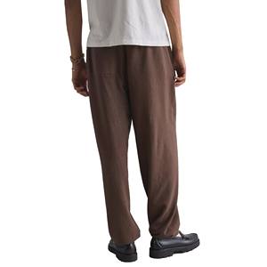 Pantalon de survêtement personnalisé vintage, coupe large, en molleton de coton léger, respirant, séchage rapide, devant plat, délavage clair - Product Image 3