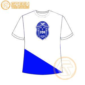 Venta al por mayor personalizada Zeta Phi Beta mujeres camiseta hermandad ropa algodón camisetas más finas mujeres fraternidad prendas - Product Image 6