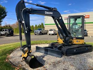 Mini-excavatrice hydraulique John Dee.ree 60G à chenilles, très vendue, pour travaux miniers, construction routière, moteur Yanmar 1,5 TON, engrenage moteur - Product Image 4