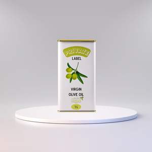 Aceite de oliva virgen de marca blanca lata 1L español, primer prensado en frío para cocinar y condimentar - Product Image 1