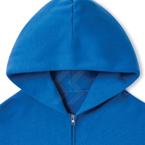 2025 Diseño personalizado Basics Cremallera Sudaderas con capucha de lana Calidad Premium Nueva llegada 100% Sudaderas con capucha de lana de algodón - Product Image 3