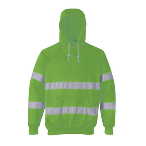 เสื้อฮู้ดแขนยาวแบบสวมหัวสีเขียว Hi-Viz เสื้อฮู้ดสะท้อนแสง - Product Image 6
