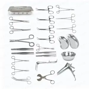 Complete Gynecological D&C Set Affordable Prices for Surgical Instruments Scissors, Speculum, Dilators, and More