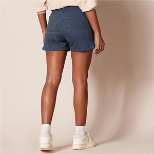 กางเกงขาสั้นเอวสูงสำหรับผู้หญิงแห้งเร็วระบายอากาศได้ดีดีไซน์ปรับแต่งโลโก้ได้ - Product Image 3