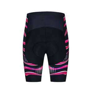 Pantalones Cortos de Ciclismo Ultra Transpirables de Secado Rápido y Alta Elasticidad con Estampado de Ondas Vibrantes para Ciclismo de Carretera, Montaña y Fitness al Aire Libre - Product Image 4