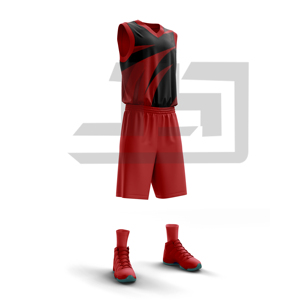 Uniforme Personalizado para Partido de Baloncesto, Jersey Deportivo de Alto Rendimiento, Pantalones Cortos Duraderos con Estampado Completo, Transpirables, Sin Mangas, Unisex, de Poliéster - Product Image 2
