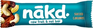 Nakd' Salted Caramel Natural Fruit & Nut <b>Bars</b> - Vegan - Healthy <b>Snack</b> - Gluten Free - 35g x 18 <b>bars</b> - Product Image 3