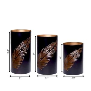 Customized Elegant Metal Votive <b>Candle</b> Holder with Leaf Cutwork Christmas Home Decorations <b>Glass</b> <b>Lantern</b> <b>Candle</b> Jar - Product Image 6