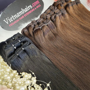 2025ต่อผมมนุษย์แบบทอที่มีหนังกำพร้าจากเวียดนาม100% เกรดพรีเมี่ยม - Product Image 1