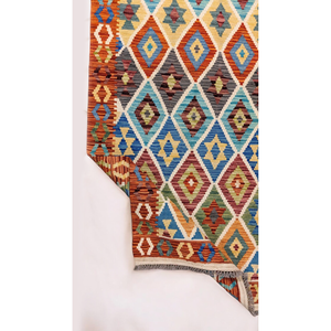 พรมอิมาโกะ ไมมาณา อัฟกานิสถาน คิลิม ขนาด 201 x 89 ซม. น้ำหนัก 0 กก. พรมปูพื้นและชุดพรม - Product Image 4