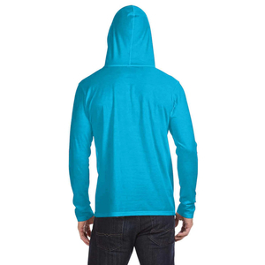 Camiseta con capucha de manga larga ajustada suave para hombre, sudaderas con capucha ligeras Bella + Canvas C3512, Sudadera con capucha Unisex - Product Image 5