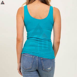 Nueva Colección de Camisetas de Tirantes Tejidas Casuales para Mujer, Diseño sin Mangas Transpirable, Logotipo Personalizable, Alta Calidad, 100% Algodón - Product Image 5