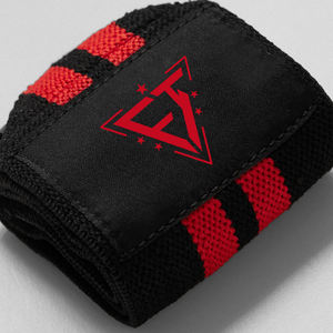 Elastic Compression Custom Logo <b>Wrist</b> Wraps <b>Thumb</b> Loop Design Heavy Strength <b>Wrist</b> Wrap Weightlifting Gym Workout <b>Wrist</b> <b>Support</b> - Product Image 3