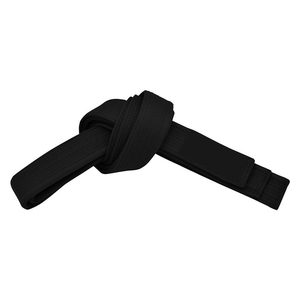 Couleur noire fabriquée au Pakistan Vente chaude Nouvelle conception avec le meilleur prix Durable Léger Art Martial Training Wear BJJ Belts - Product Image 2