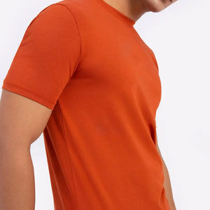 Short Sleeve T <b>Shirts</b> <b>for</b> <b>Men</b> and High Quality High Street Formal Customized Logo Solid Color <b>Silk</b> Screen Printing T <b>Shirts</b> - Product Image 4