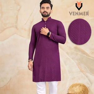 Pyjama Lakhnavi Kurta pour hommes par Fabzone, exportateur en gros - Product Image 1