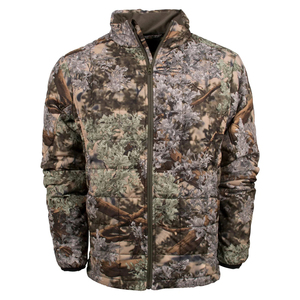 Chaqueta de Caza para Hombre, Impermeable, Cortavientos, Acolchada, con Diseño de Camuflaje Naranja, para la Caza de Ciervos - Product Image 1