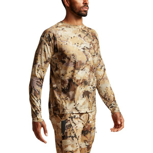 Quick Dry <b>Camo</b> Hunting Baselayer Men Long Sleeve Moisture Wicking Breathable Camouflage Tactical Shirt Outdoor Performance <b>Top</b> - Product Image 2