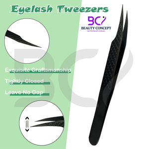 Lash Tweezers for Eyelash Extensions, Pointed Craft Lash Tweezers for Women Lash Extension Grafted Tweezers - Product Image 2