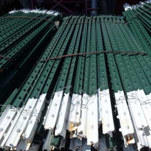 Phổ biến Mỹ trang trại <span class=keywords><strong>1</strong></span>,33lb/ft và 6 ft t-bài bền màu xanh lá cây kim loại trang trại hàng rào sắt picket - Product Image 1