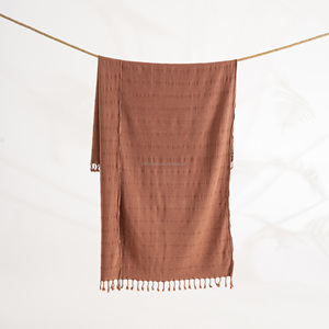 Serviettes lavées à la pierre de lavage vintage Pestemal Wholesale-Texture de luxe d'aspect rustique - Product Image 6