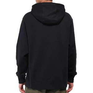 Sweat à capuche surdimensionné en coton et molleton pour hommes, teint en plaine, brodé avec logo personnalisé OEM, pour l'image de marque et la production en vrac - Product Image 2