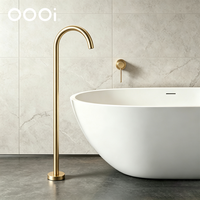 Système de douche mural apparent 3 fonctions avec pommeau de douche pluie, douchette à main ronde et bec de bain, mitigeur non thermostatique