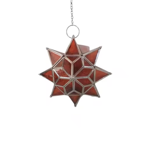 Argenterie Ornements d'étoiles de Noël pour boules de sapin de Noël Ornements X-Mas Décorations suspendues Festival au design exclusif - Product Image 2