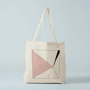 Sac à provisions en tissu de coton pliable et réutilisable de taille standard de logo personnalisé de qualité supérieure sac en toile de coton - Product Image 3