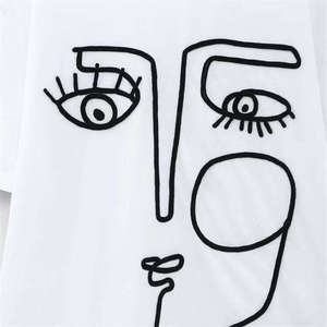 100% Cotton Summer Women's T-Shirts Custom Logo Solid Color Short Sleeve Eco-Friendly Breathable High Quality Wholesale - Product Image 6