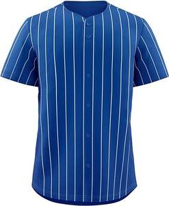 Gran oferta de camisetas de béisbol lisas, venta al por mayor, camiseta de béisbol de alta calidad a rayas en blanco personalizada, sin revisiones aún listas para enviar - Product Image 6