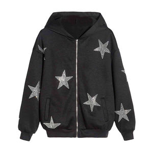 Nouvel arrivage de sweats à capuche pour hommes en strass sweats à capuche légers de qualité supérieure pour hommes coton polyester matériaux les plus vendus vendus - Product Image 1