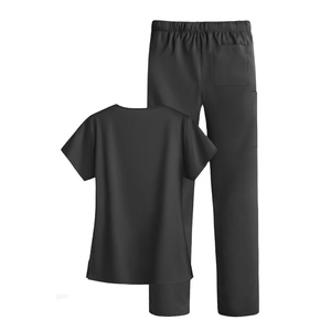 Female Medical Workwear Doctor Athletic Stretch Spandex Nurses Medical Hospital Uniforms Customized Unisex <b>Scrub</b> Suits 2026 - Product Image 4