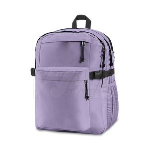 Vente chaude Unisexe École Sac À Dos Élégant Lettre Motif Conception avec Doublure En Polyester Imperméable Fermeture À Glissière pour Les Étudiants - Product Image 3