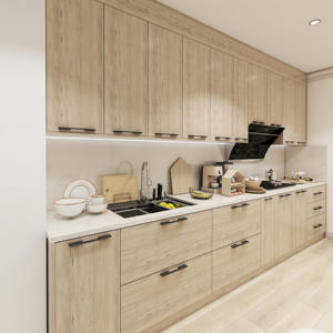 Alta calidad JY muebles modernos MFC/MDF/PW armarios de cocina de madera de Vietnam fabricante precio competitivo muebles - Product Image 2