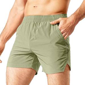 Pantalones cortos de chándal para hombre, paquete de 2 pantalones cortos para correr con cordón de entrenamiento de gimnasio de 7 "con bolsillos - Product Image 3