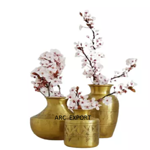 Florero grande de diseñador de lujo, floreros de última decoración, florero de Metal de rebaño de la mejor calidad, florero de decoración del hogar al por mayor para la mejor venta - Product Image 4