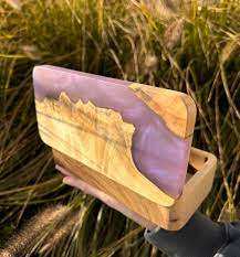 Caja de Joyería Artesanal Moderna y Antigua de Resina y Madera al por Mayor con Colores y Tamaños Personalizados para Almacenamiento de Maquillaje por HAND MADE CRAFT - Product Image 6