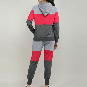Chándal de mujer de invierno de calidad superior Diseño de dos piezas Tu propio chándal de manga larga para mujer - Product Image 4