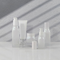 Ensemble de flacons cosmétiques en verre opale blanc Mingsheng Ceramic, pots à crème hermétiques de 50g et 150g, flacons vaporisateurs pour lotion et sérum de 40ml, 100ml et 120ml