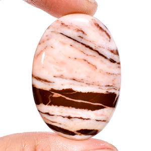 Wholesale Natural Coconut Jasper Cabochon Oval Cut Semi-Precious Loose Brown Polished Jewelry Making Material Mixed Sizes - Product Image 4