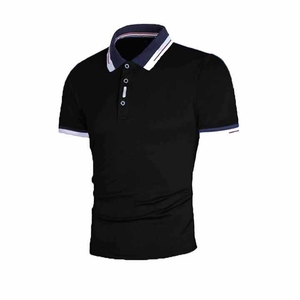 Gran oferta de Golf 100% de algodón para hombre para Polo estilo personalizado patrón sólido transpirable de alta calidad hecho en marca de Pakistán - Product Image 4