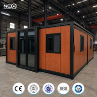Maison préfabriquée personnalisée en conteneur extensible 20 pieds 40 pieds, cuisine, villa, logement préfabriqué, bureau portable, salon