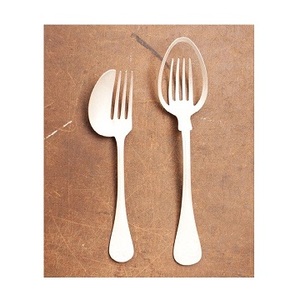 Unique Designer Cuillère Avec Fourchette 410 En Acier Inoxydable Couverts Couteau Fourchette Cuillère Vaisselle Vaisselle En Gros 24pcs Couverts Ensembles - Product Image 1